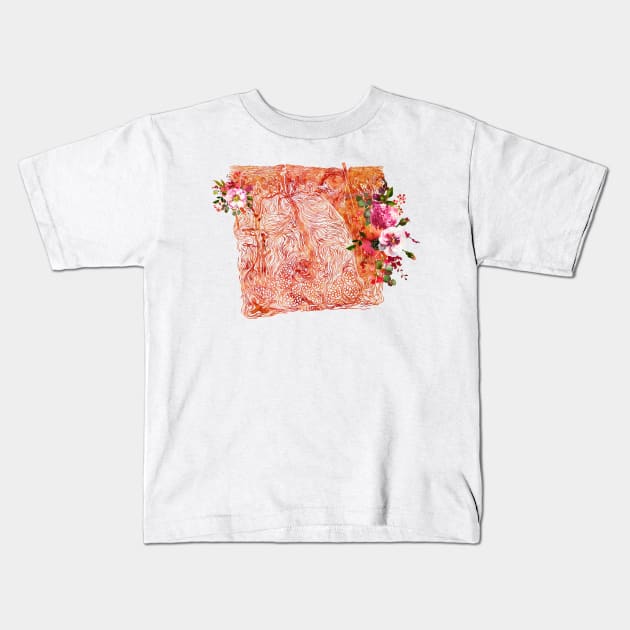 Skin section Kids T-Shirt by erzebeth